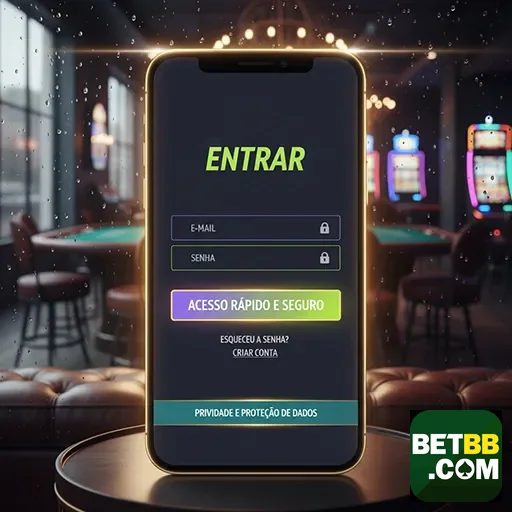 Ilustração de Acesse o aplicativo cassino da betbb com segurança e agilidade